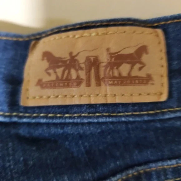 Levis 515 Bootcut Jeans Womens 4M Dark Wash Denim Mid Rise 15516-0128 W27 L32 - Picture 3 of 8